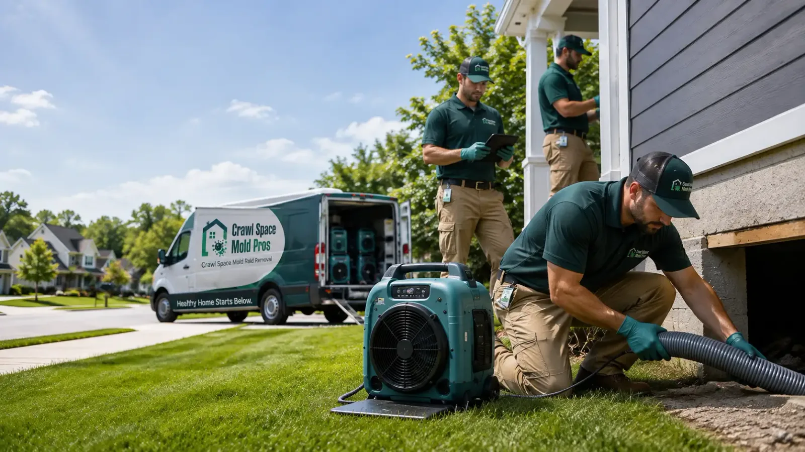 Crawl Space Mold Removal in Brookfield, OH